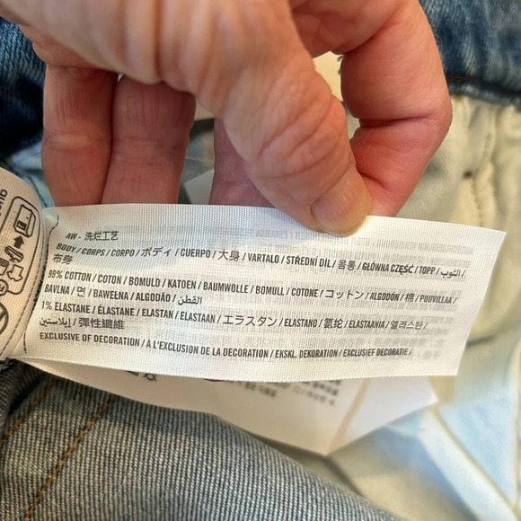 Abercrombie & Fitch Blue Straight Leg Jeans - Picture 8 of 8